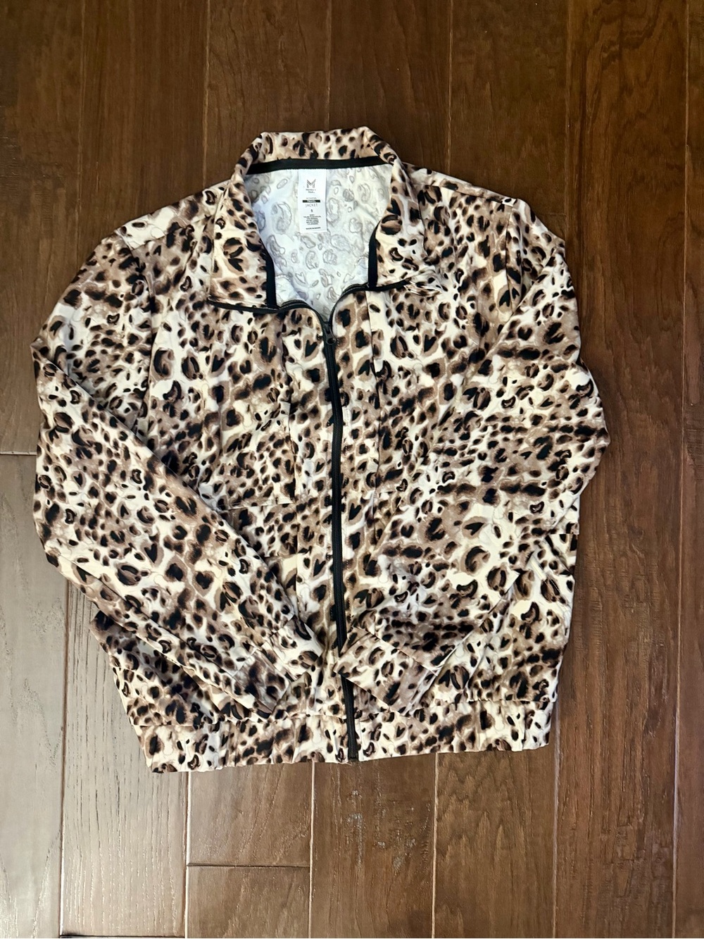 Leopard Print Travel Jacket - Women's Zip Front